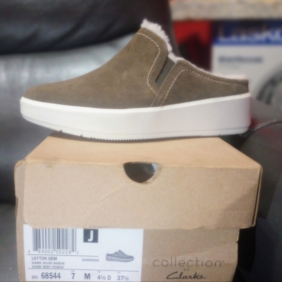 Woman, Green/Brown Layton Gem size, 7 slippers - Picture 5 of 5